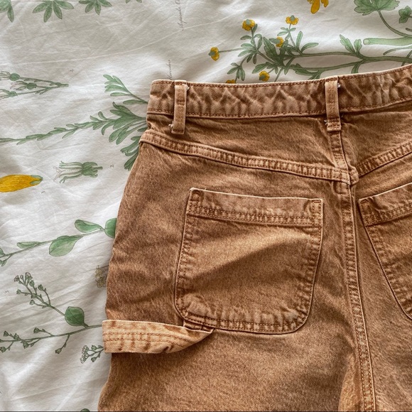 BURNT ORANGE CARPENTER SHORTS - Picture 3 of 5